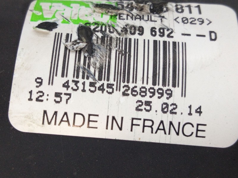 Recambio de motor limpia delantero para renault kangoo profesional referencia OEM IAM 8200409692D  