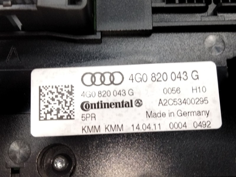 Recambio de mando calefaccion / aire acondicionado para audi a6 c7 (4g2, 4gc) 3.0 tdi quattro referencia OEM IAM 4G0820043G  