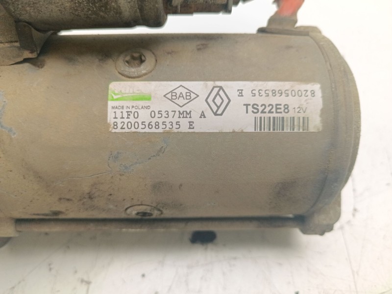 Recambio de motor arranque para renault scenic iii 2.0 dci diesel fap referencia OEM IAM 8200568535E  