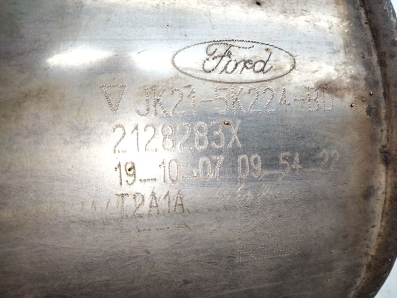 Recambio de catalizador para ford transit custom v362 autobús (f3) 2.0 ecoblue referencia OEM IAM JK215K224BD  