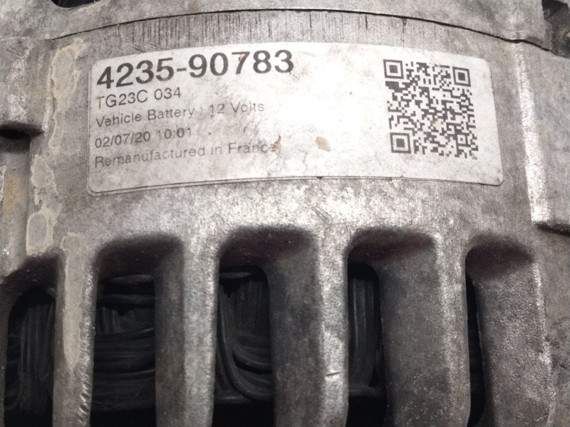 Recambio de alternador para mercedes-benz sprinter 3,5-t furgón (b906) 313 cdi (906.631, 906.633, 906.635, 906.637) referencia O