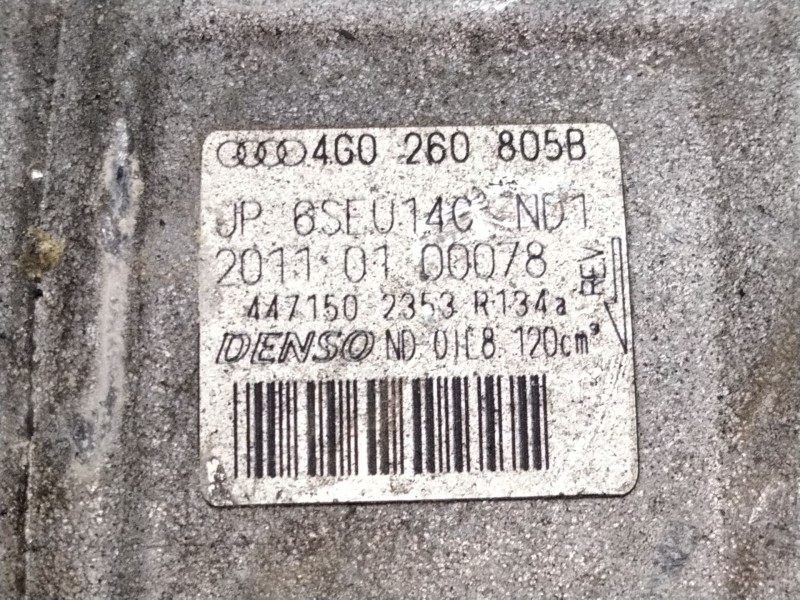 Recambio de compresor aire acondicionado para audi a6 c7 (4g2, 4gc) 3.0 tdi quattro referencia OEM IAM 4G0260805B  