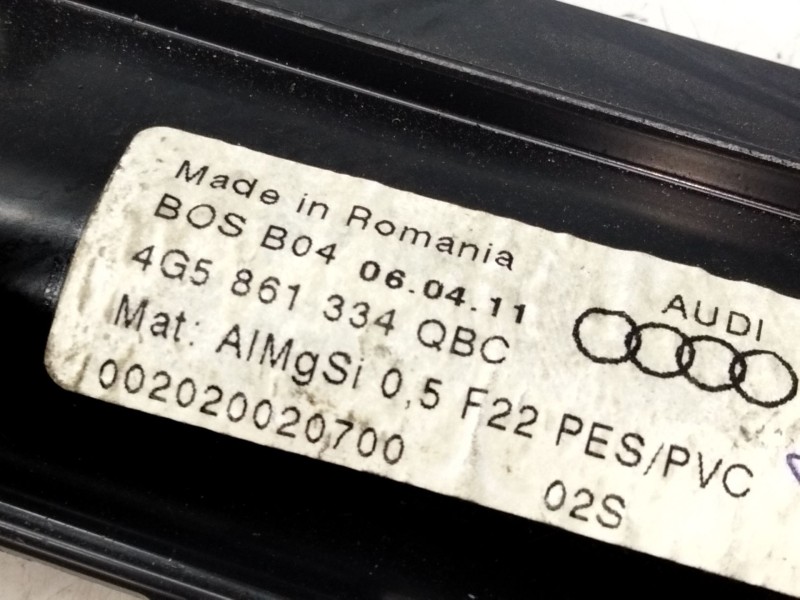 Recambio de cortina/parasol puerta trasera derecha para audi a6 c7 (4g2, 4gc) 3.0 tdi quattro referencia OEM IAM 4G5861334QBC  