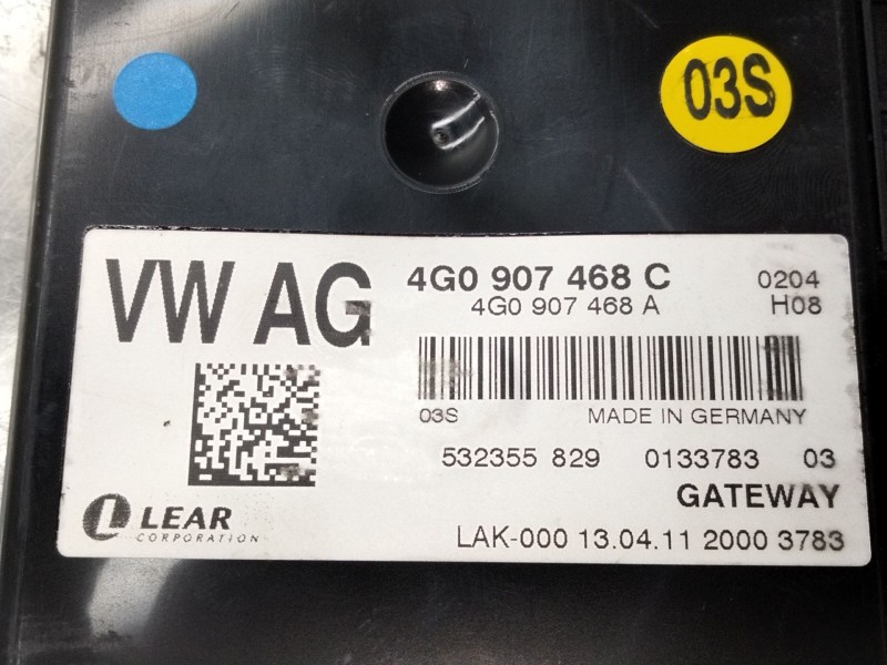 Recambio de modulo electronico para audi a6 c7 (4g2, 4gc) 3.0 tdi quattro referencia OEM IAM 4G0907468C  