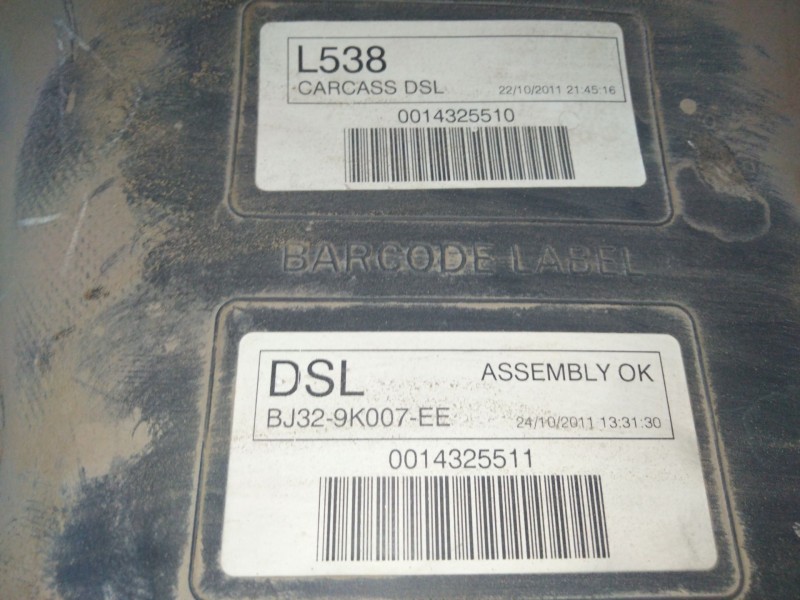 Recambio de deposito combustible para land rover range rover evoque (l538) 2.2 d 4x4 referencia OEM IAM BJ329K007EE  