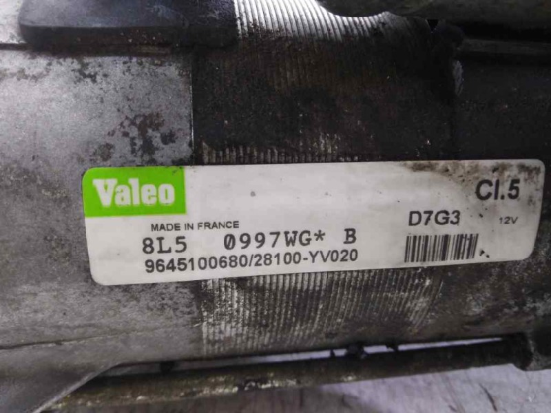 Recambio de motor arranque para citroën xsara picasso 1.6 hdi 110 sx top referencia OEM IAM 9645100680  