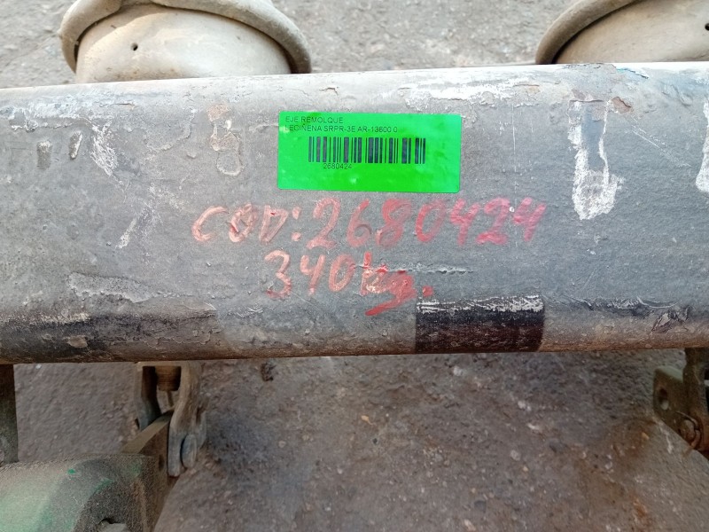 Recambio de eje remolque para leciñena srpr-3e ar-13600 referencia OEM IAM   