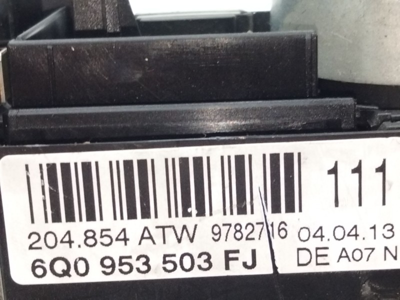 Recambio de mando intermitentes para volkswagen transporter t5 furgón (7ha, 7hh, 7ea, 7eh) 2.0 referencia OEM IAM 6Q0953503FJ  