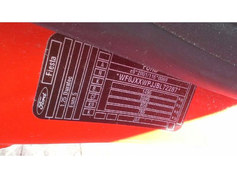 ford fiesta (cb1) del año 2011