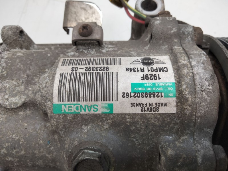 Recambio de compresor aire acondicionado para mini mini (r56) one referencia OEM IAM 12889302162  