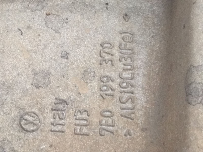 Recambio de soporte motor para volkswagen transporter t5 furgón (7ha, 7hh, 7ea, 7eh) 2.0 referencia OEM IAM 7E0199370  