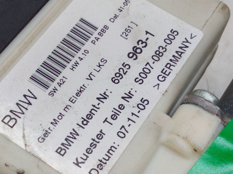 Recambio de elevalunas delantero izquierdo para bmw x3 (e83) 2.5 i referencia OEM IAM 69269631  