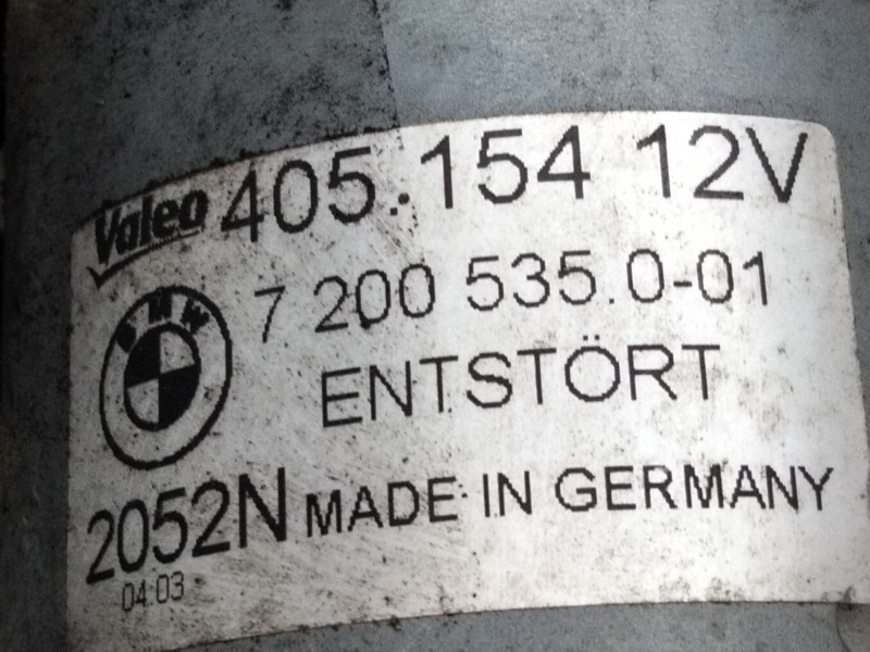 Recambio de motor limpia delantero para bmw x5 (e70) xdrive 30 d referencia OEM IAM 7200535001  