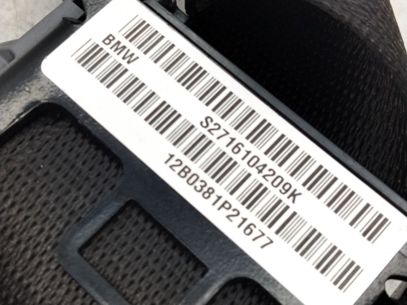Recambio de cinturon seguridad delantero derecho para bmw x5 (e70) xdrive 30 d referencia OEM IAM S2716104209K  