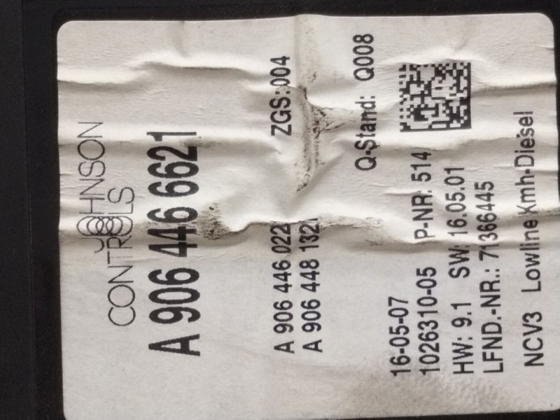 Recambio de cuadro instrumentos para mercedes-benz sprinter 3-t furgón (b906) 209 cdi (906.611, 906.613) referencia OEM IAM A906