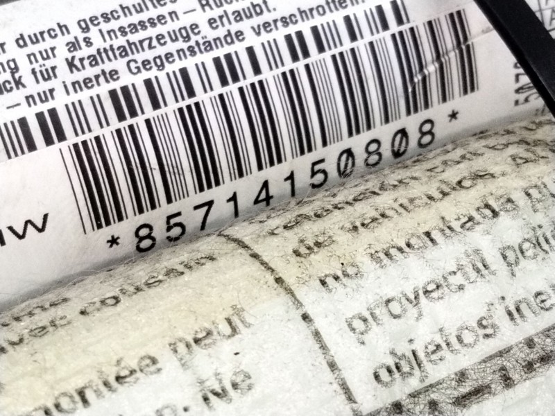 Recambio de airbag lateral derecho para bmw x5 (e70) xdrive 30 d referencia OEM IAM 85714150808  