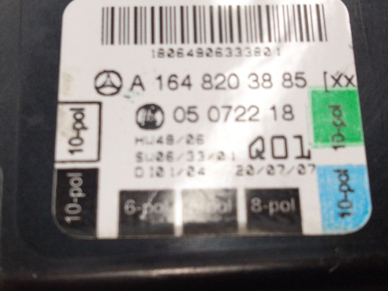 Recambio de centralita comfort para mercedes-benz clase r (w251, v251) r 320 cdi 4-matic (251.022, 251.122) referencia OEM IAM A