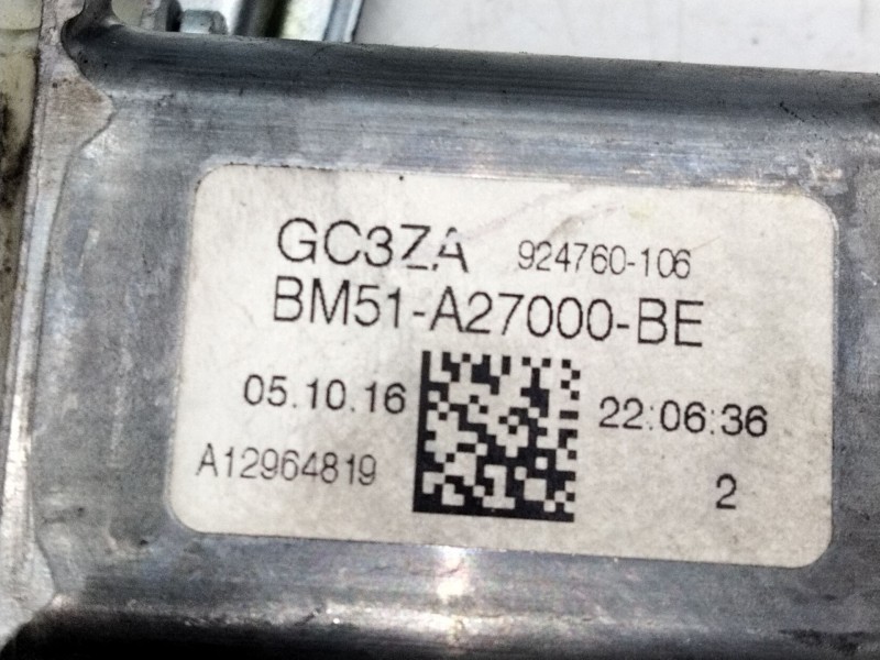 Recambio de elevalunas trasero derecho para ford focus iii sedán 1.0 ecoboost referencia OEM IAM BM51A27000BE  