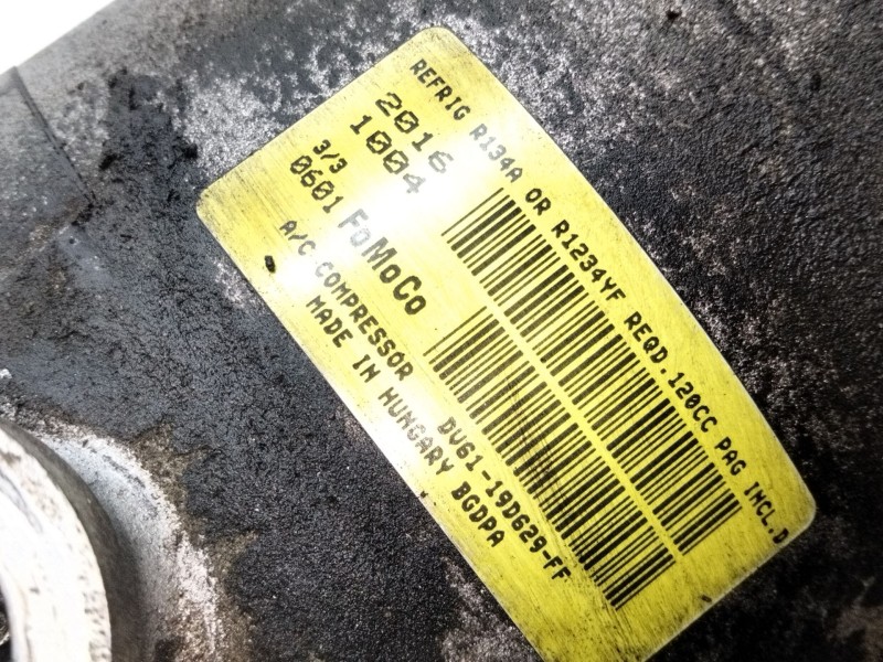 Recambio de compresor aire acondicionado para ford focus iii sedán 1.0 ecoboost referencia OEM IAM DV6119D629FF  