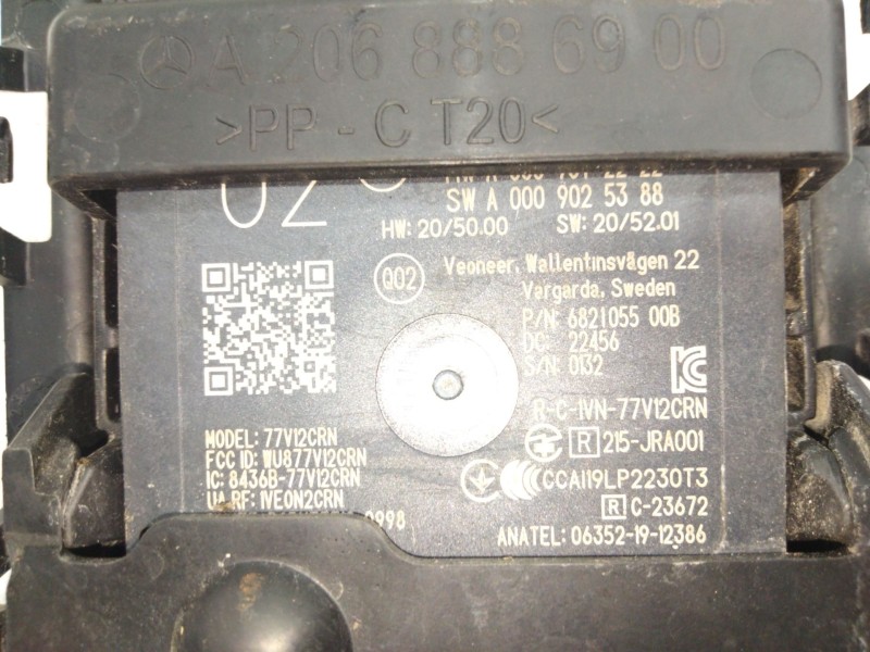 Recambio de sensor de radar para mercedes-benz clase c all-terrain (s206) c 220 d 4-matic (206.214) referencia OEM IAM A00090253