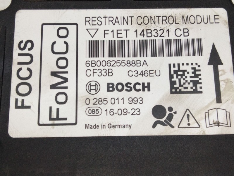 Recambio de kit airbag para ford focus iii sedán 1.0 ecoboost referencia OEM IAM   