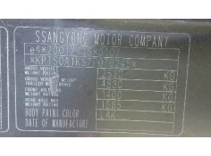 ssangyong kyron del año 2005 2