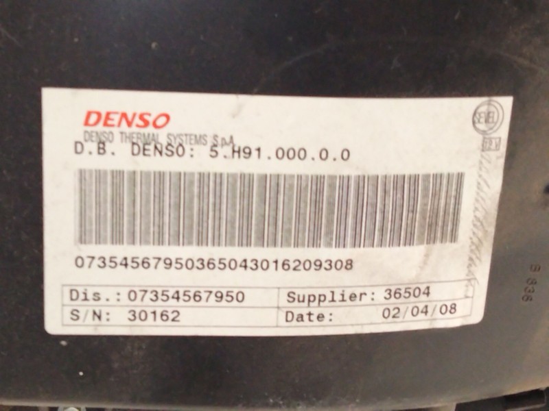 Recambio de calefaccion entera normal para citroën jumper ii furgón 2.2 hdi 100 referencia OEM IAM 07354567950  