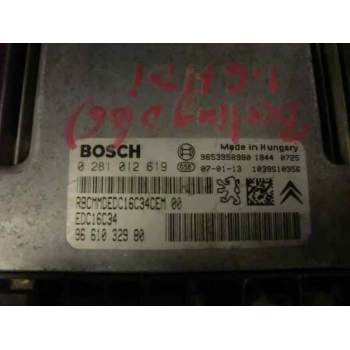 Recambio de centralita motor uce para citroën berlingo referencia OEM IAM 0281012619 9661032980 EDC16C34