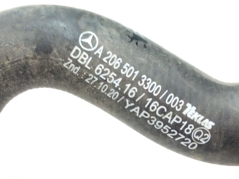Recambio de tubo radiador para mercedes-benz clase c all-terrain (s206) c 220 d 4-matic (206.214) referencia OEM IAM A2065013300