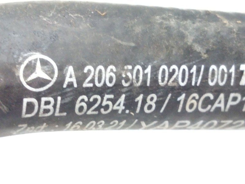 Recambio de tubo radiador para mercedes-benz clase c all-terrain (s206) c 220 d 4-matic (206.214) referencia OEM IAM A2065010201