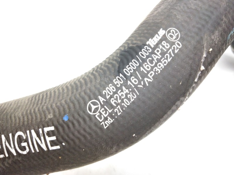 Recambio de tubo radiador para mercedes-benz clase c all-terrain (s206) c 220 d 4-matic (206.214) referencia OEM IAM A2065010500