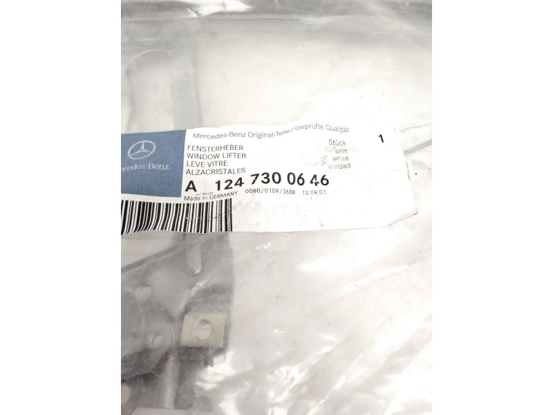Recambio de elevalunas trasero izquierdo para mercedes-benz clase e (w124) e 200 d (124.120) referencia OEM IAM A1247300646 NUEV