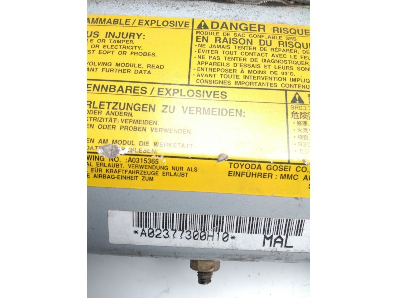 Recambio de airbag delantero derecho para mitsubishi l200 (k3_t, k2_t, k1_t, k0_t) 2.5 td 4wd (k34t) referencia OEM IAM A0237730