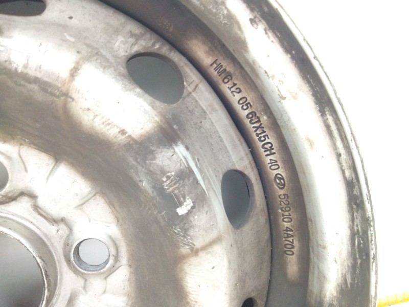 Recambio de llanta hierro para hyundai h-1 / starex autobús (a1) 2.5 tci referencia OEM IAM 529104A700  