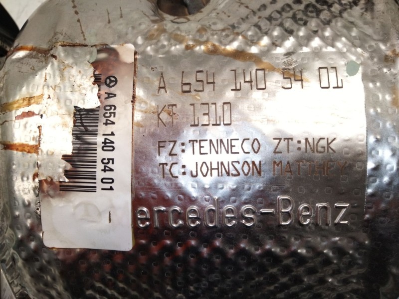 Recambio de catalizador para mercedes-benz clase c all-terrain (s206) c 220 d 4-matic (206.214) referencia OEM IAM A6541405401  