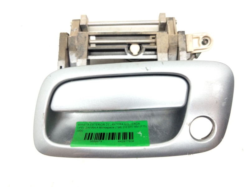 Recambio de maneta exterior delantera izquierda para opel zafira a monospace (t98) 2.0 dti 16v (f75) referencia OEM IAM 26093358
