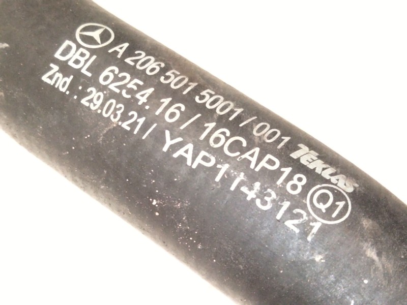 Recambio de tubo radiador para mercedes-benz clase c all-terrain (s206) c 220 d 4-matic (206.214) referencia OEM IAM A2065015001