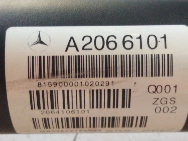 Recambio de transmision central para mercedes-benz clase c all-terrain (s206) c 220 d 4-matic (206.214) referencia OEM IAM A2066