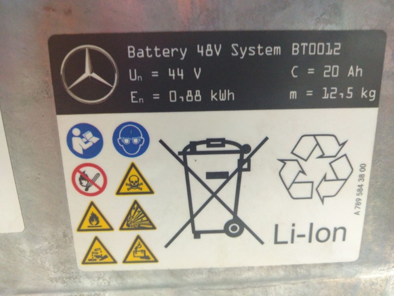 Recambio de bateria hibrido para mercedes-benz clase c all-terrain (s206) c 220 d 4-matic (206.214) referencia OEM IAM A78957438