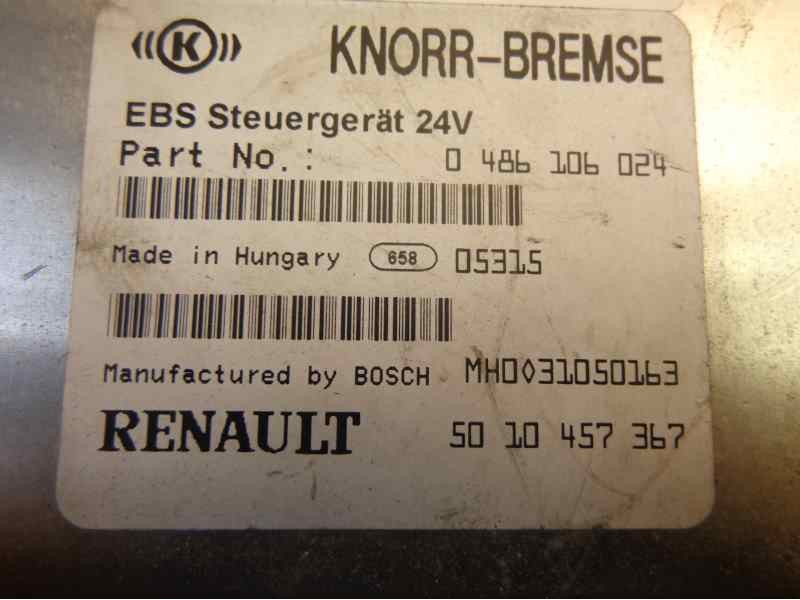 Recambio de centralita ebs para renault premium 420 referencia OEM IAM 0486106024 BOSCH 