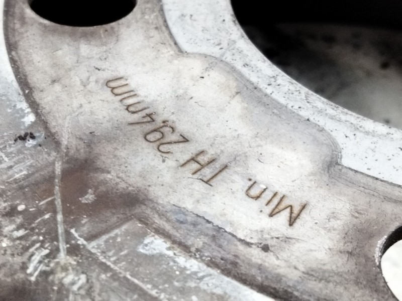 Recambio de disco freno delantero para mercedes-benz clase c all-terrain (s206) c 220 d 4-matic (206.214) referencia OEM IAM A20