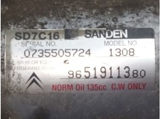 Recambio de compresor aire acondicionado para citroën c4 grand picasso 2.0 hdi fap cat (rhr / dw10bted4) referencia OEM IAM 9651 2