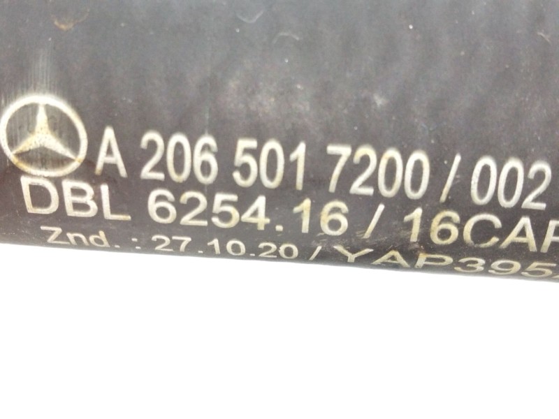Recambio de tubo radiador para mercedes-benz clase c all-terrain (s206) c 220 d 4-matic (206.214) referencia OEM IAM A2065017200