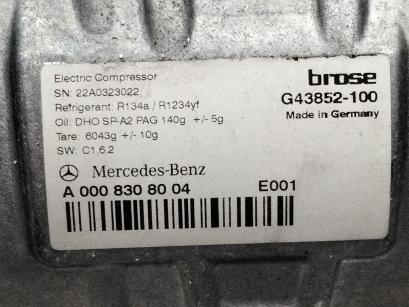Recambio de compresor aire acondicionado para mercedes-benz clase c all-terrain (s206) c 220 d 4-matic (206.214) referencia OEM 