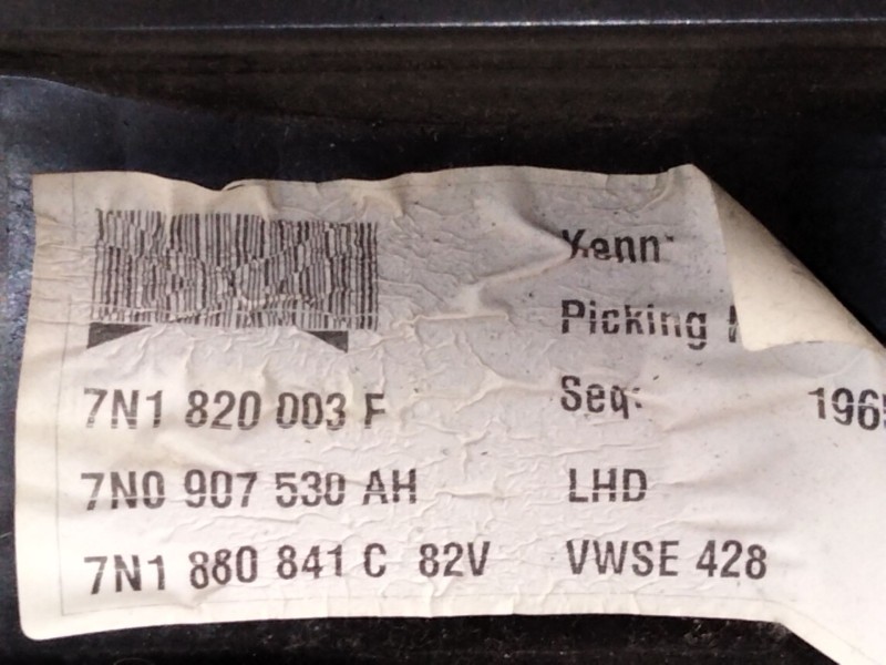 Recambio de calefaccion entera normal para seat alhambra (710, 711) 2.0 tdi referencia OEM IAM 7N1820003F  