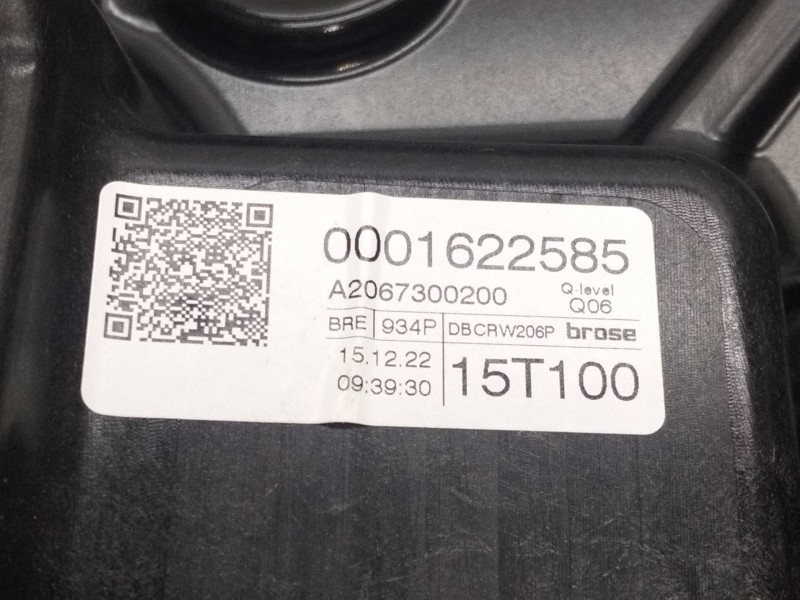 Recambio de elevalunas trasero derecho para mercedes-benz clase c all-terrain (s206) c 220 d 4-matic (206.214) referencia OEM IA