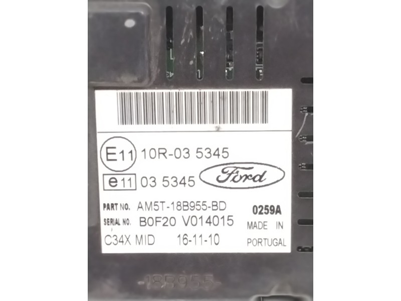 Recambio de pantalla multifuncion para ford focus ii (da_, hcp, dp) 1.6 tdci referencia OEM IAM AM5T-18B955-BD  