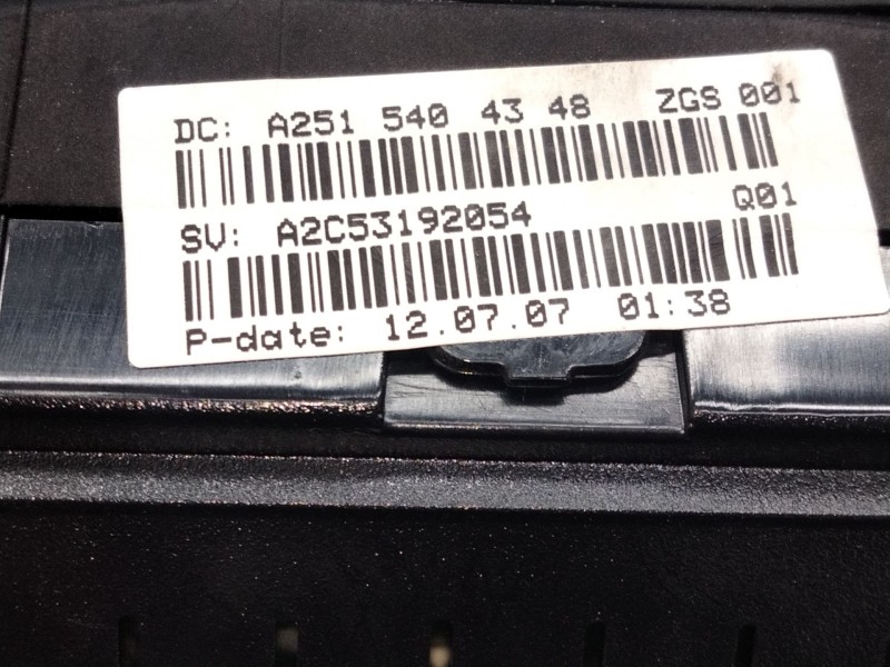 Recambio de cuadro instrumentos para mercedes-benz clase r (w251, v251) r 320 cdi 4-matic (251.022, 251.122) referencia OEM IAM 
