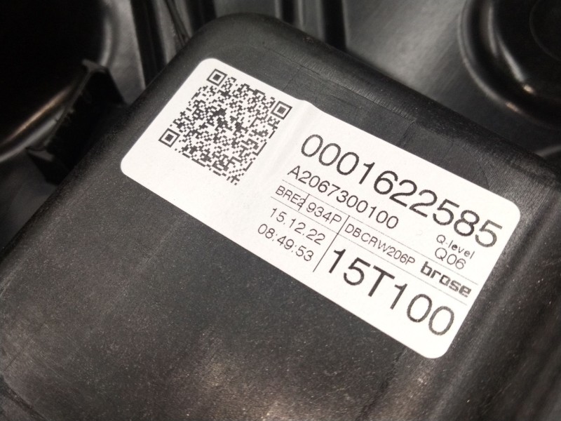 Recambio de elevalunas trasero izquierdo para mercedes-benz clase c all-terrain (s206) c 220 d 4-matic (206.214) referencia OEM 