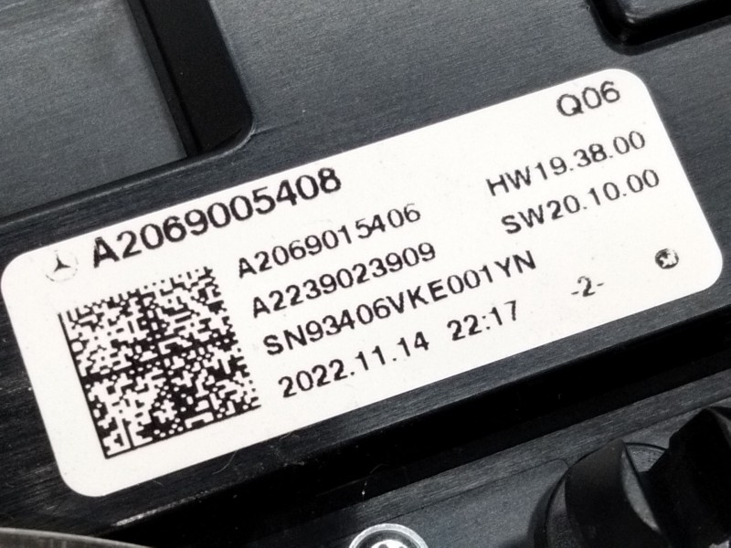 Recambio de interuuptor de calefaccion asientos para mercedes-benz clase c all-terrain (s206) c 220 d 4-matic (206.214) referenc